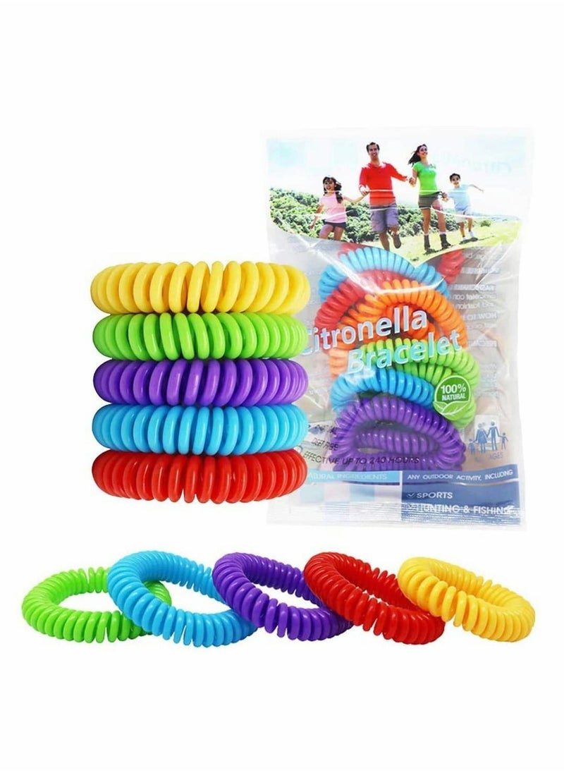 KASTWAVE - Mosquito Repellent Bracelets, 5 Pack Anti Mosquito Insect Bracelets Bands, Natural DEET-Free Waterproof Wristbands for Safe Outdoor Travel Protection up to 250 Hours for Adults and Kids - Image 1