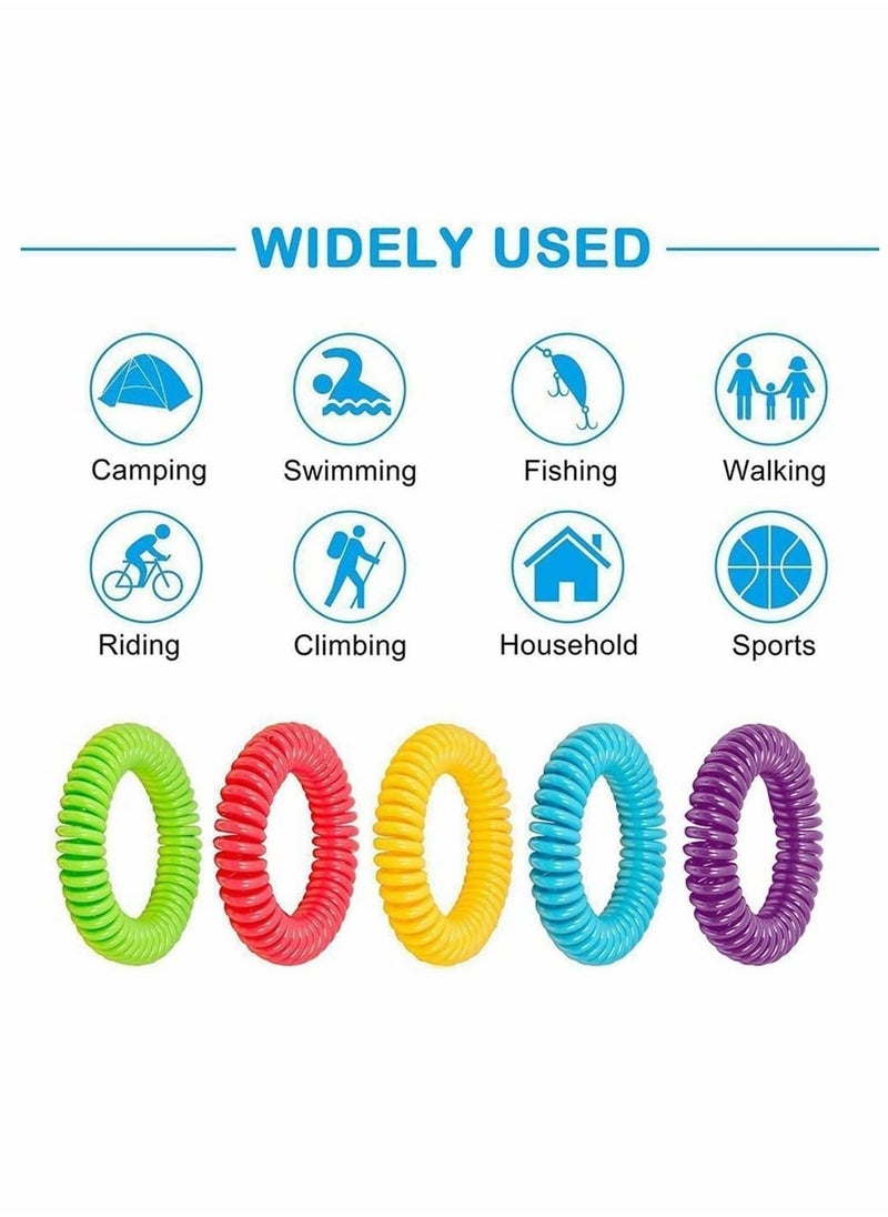 KASTWAVE - Mosquito Repellent Bracelets, 5 Pack Anti Mosquito Insect Bracelets Bands, Natural DEET-Free Waterproof Wristbands for Safe Outdoor Travel Protection up to 250 Hours for Adults and Kids - Image 1