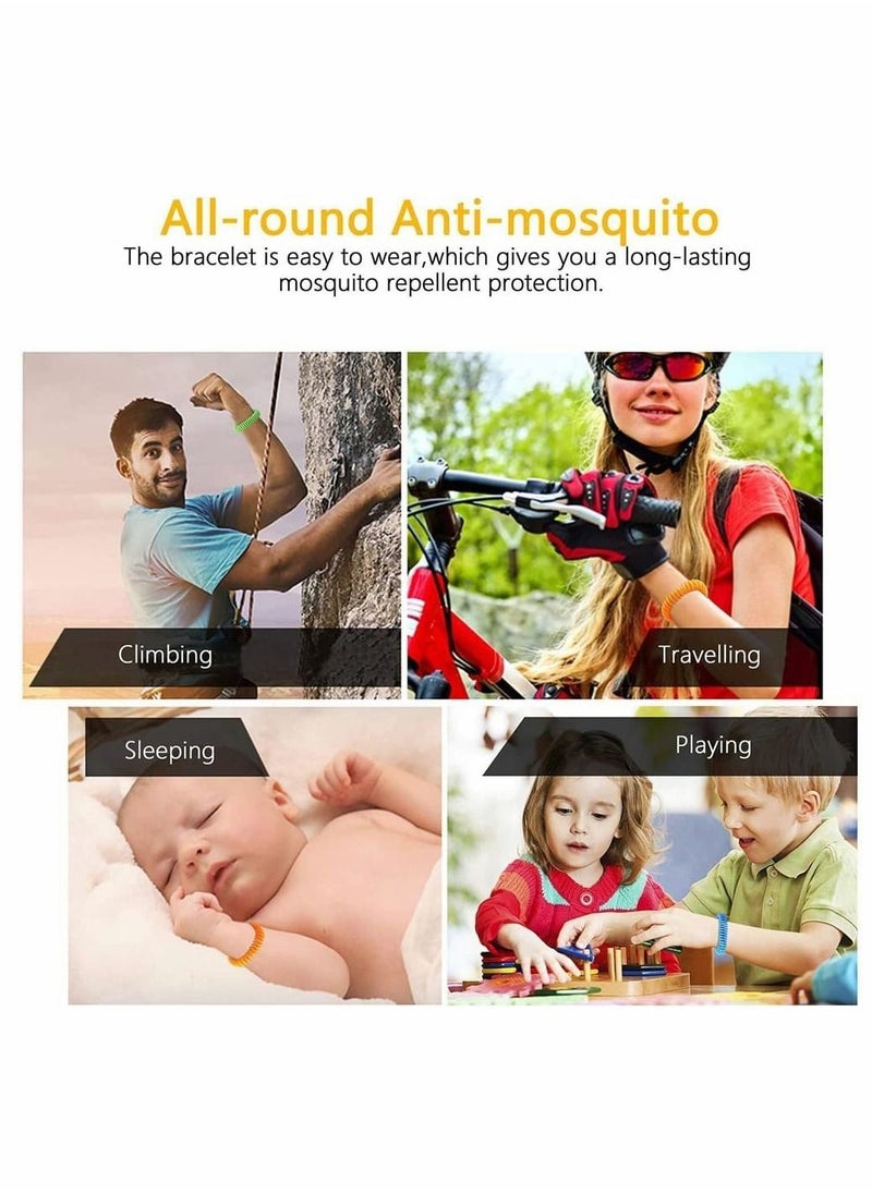 KASTWAVE - Mosquito Repellent Bracelets, 5 Pack Anti Mosquito Insect Bracelets Bands, Natural DEET-Free Waterproof Wristbands for Safe Outdoor Travel Protection up to 250 Hours for Adults and Kids - Image 1