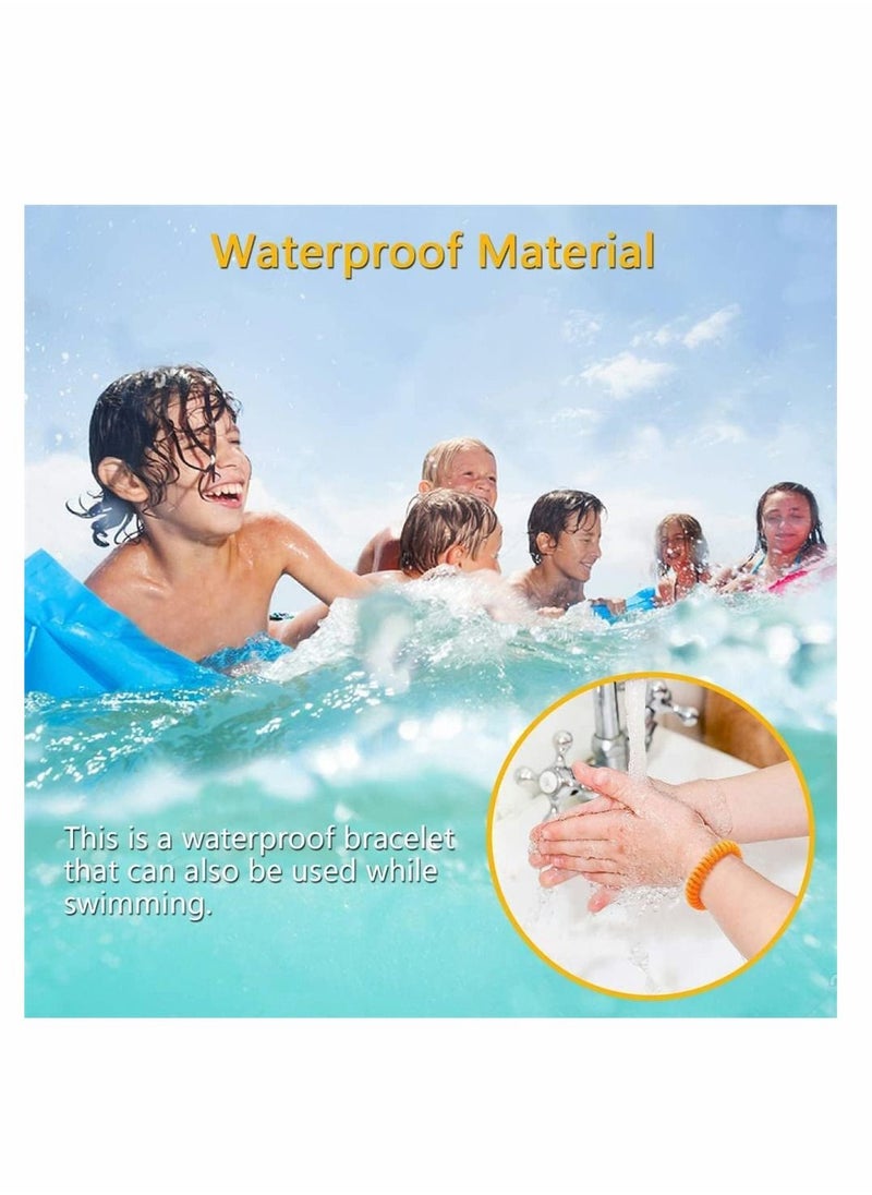 KASTWAVE - Mosquito Repellent Bracelets, 5 Pack Anti Mosquito Insect Bracelets Bands, Natural DEET-Free Waterproof Wristbands for Safe Outdoor Travel Protection up to 250 Hours for Adults and Kids - Image 1
