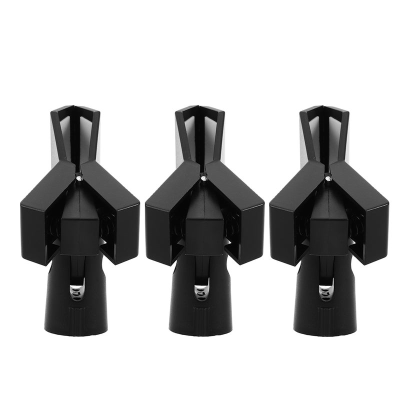 Microphone Stand Clips Adjustable Mic Clip Holder For Wired Microphone Live Streaming 3Pcs - Image 1