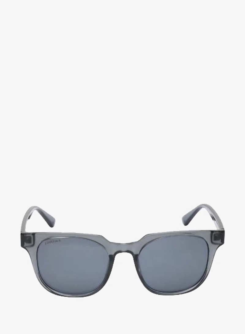 fastrack Polarized Sunglasses Grey Frame Smoke Mirror Lens 50mm  - P467GY11PV