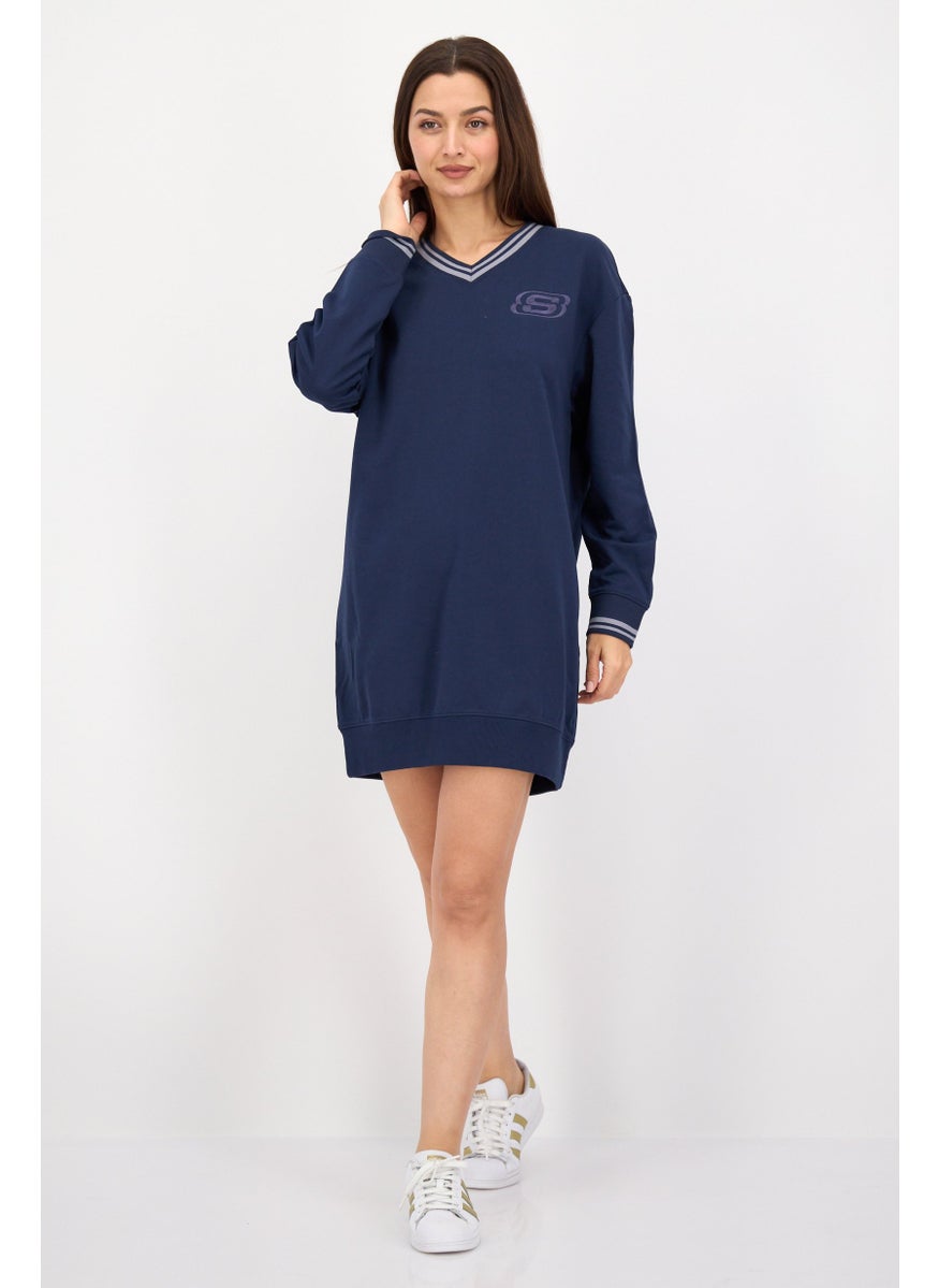 Women Sportswear Fit Long Sleeve TrainingSweatshirts Dress, Navy - pzsku/Z67ED5BB52BC1BE876136Z/45/_/1737641687/e52171be-f819-4e08-b124-33f1737576c0