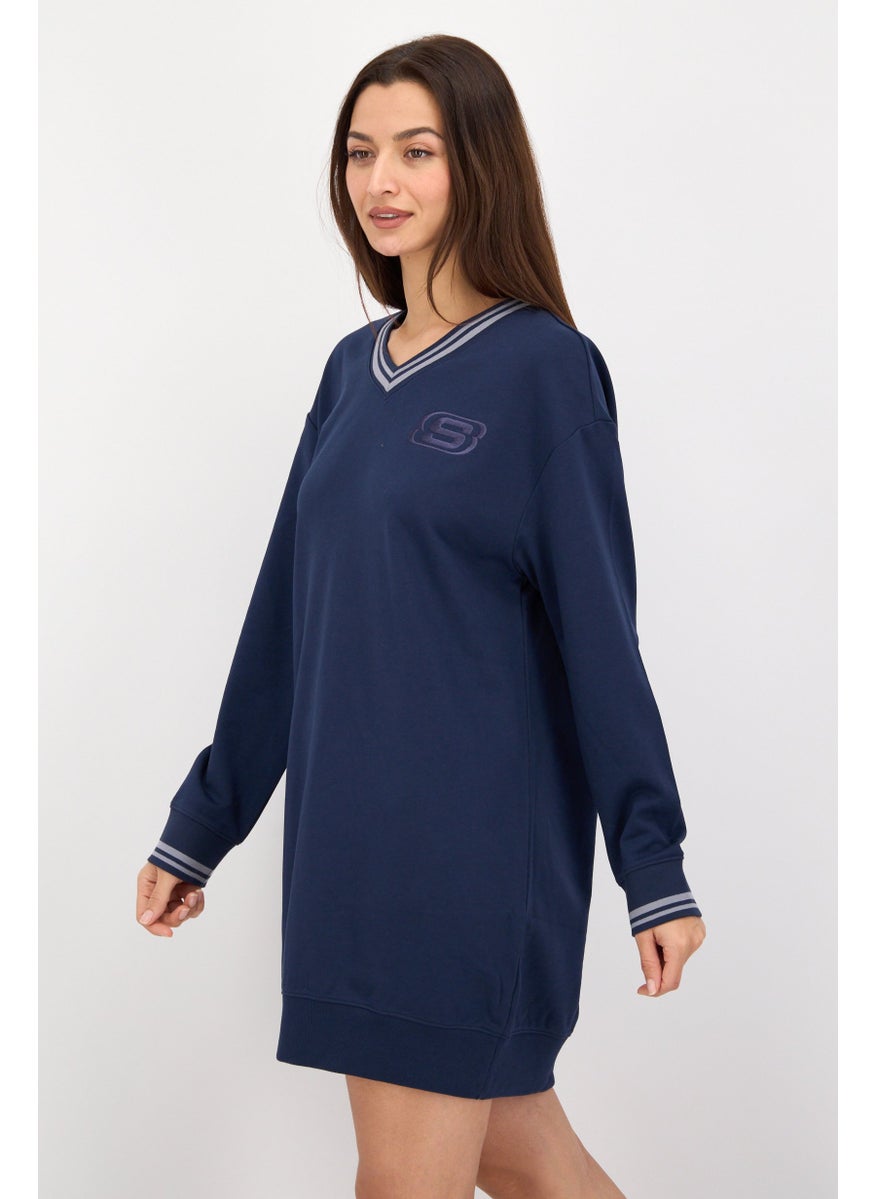 Women Sportswear Fit Long Sleeve TrainingSweatshirts Dress, Navy - pzsku/Z67ED5BB52BC1BE876136Z/45/_/1737641695/d7442eb8-602c-4a3c-aa05-d02efe9dd61b