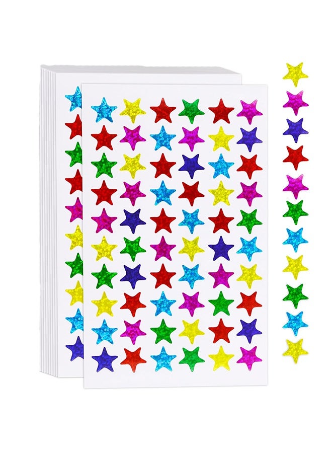 واي جيه 10 ورقة شكل نجمة الملصق - Image 1