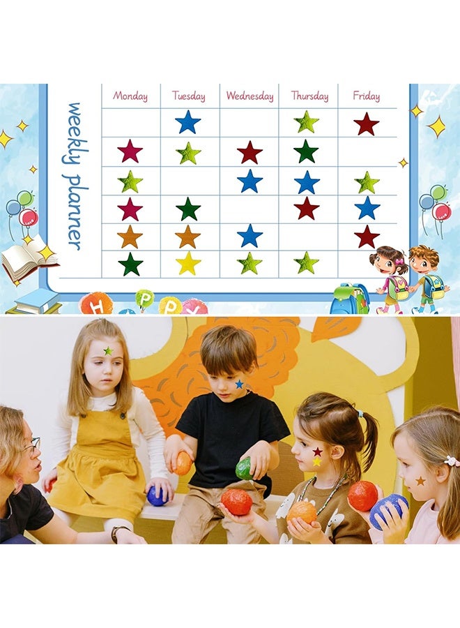 واي جيه 10 ورقة شكل نجمة الملصق - Image 5