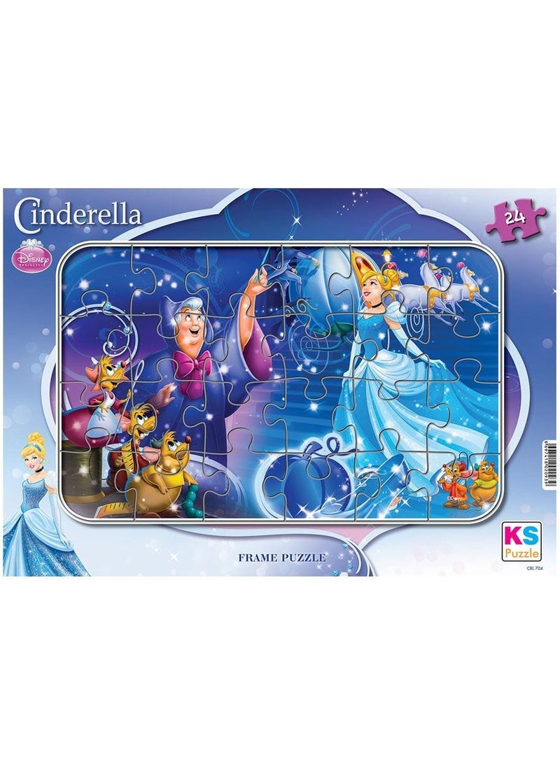 KS Games لعبة بازل إطار سندريلا 24 قطعة CRL-704  - Image 2