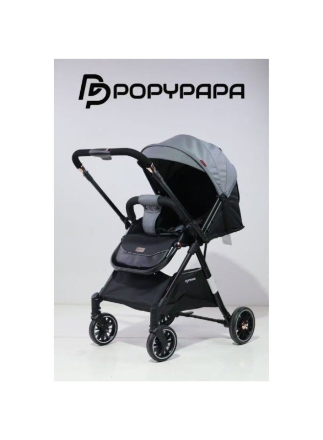 Popypapa Stroller code T700 Stroller GRAY - Image 2
