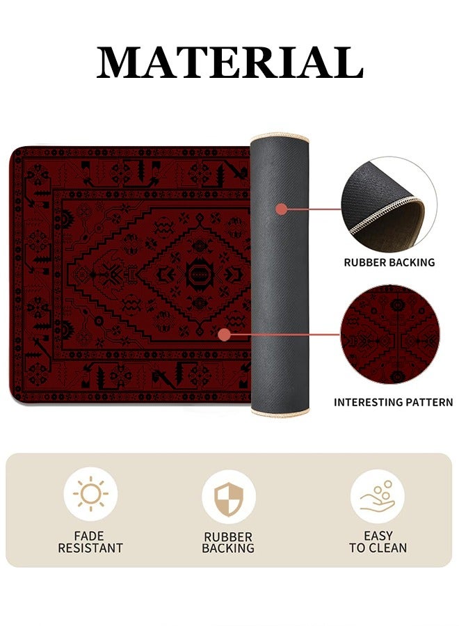 2 PCS Kitchen Floor Mats Rugs Set, Cushion Floor Carpet, Waterproof, Oil Resistant and Anti-Fatigue PU Standing Mat for Kitchen, Floor, Office, Sink, Laundry 45*75CM+45*120CM - Image 4