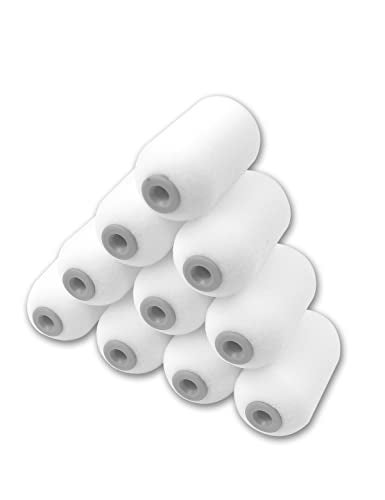 ROLLINGDOG Foam Roller Paint - 2 Inch Paint Rollers, High Density Small Foam Paint Roller Covers or Cutting in and Detail Painting (Pack of 10) - Image 1