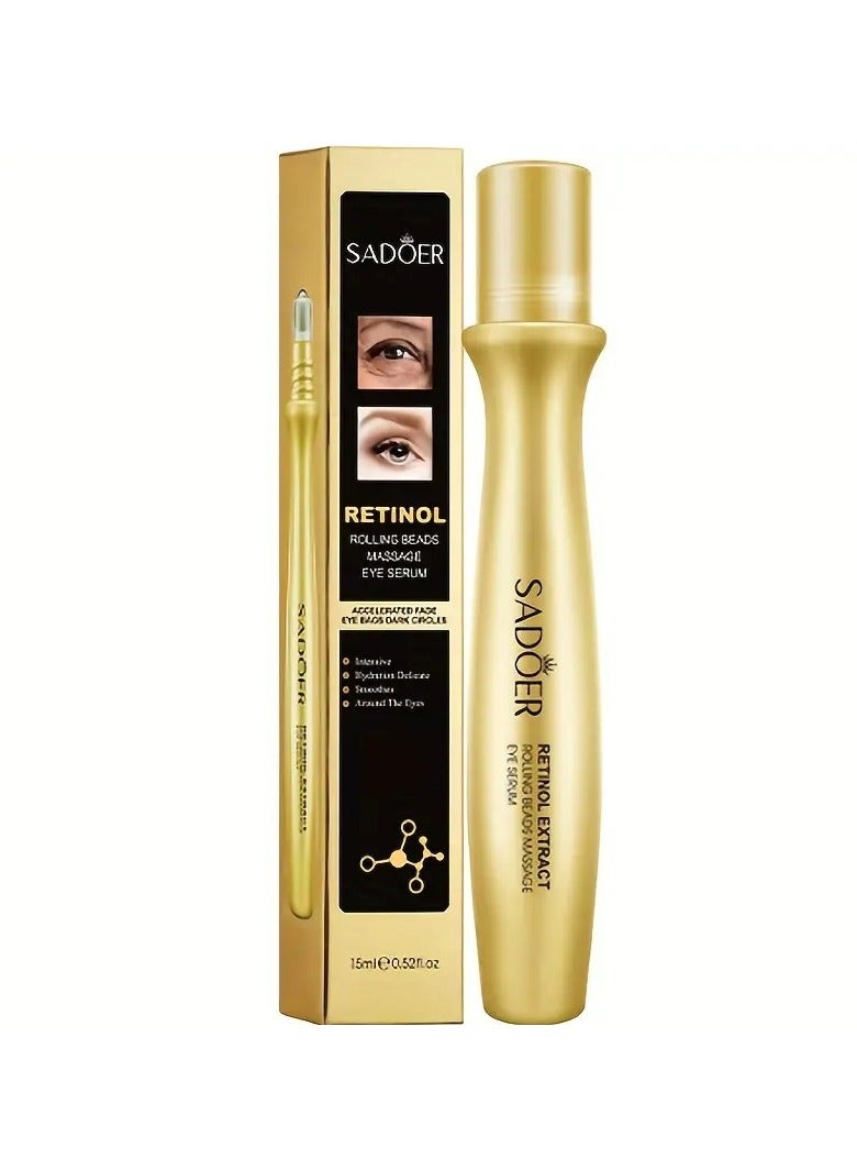 SADOER Eye Serum Eye Cream Eye Balm Crows Feet And Under Eye Bags Firming Under Eye Skin - Image 2