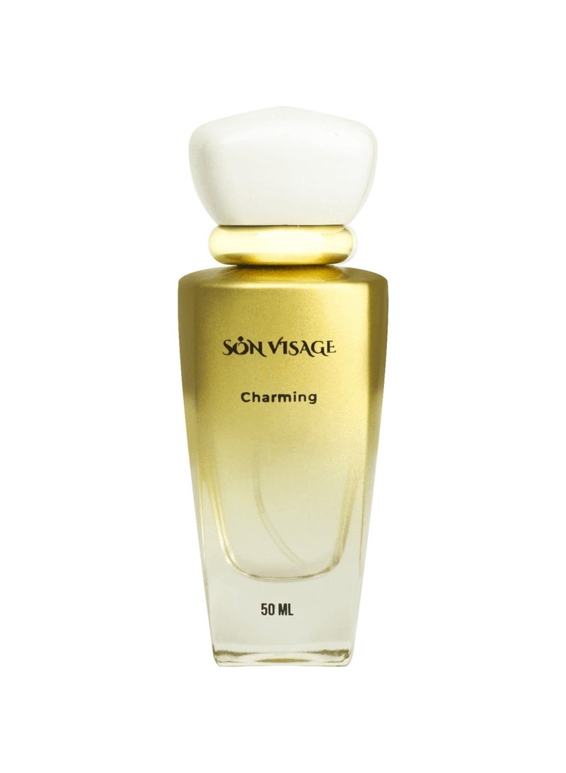 سون فيساج سون فيزاج تشارمينج أو دو بارفان 50 مل – عطر أنيق للجنسين برائحة جذابة تدوم طويلاً – صنع في الإمارات - Image 4