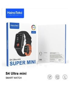 Smart Watch S4 Ultra Mini Screen Amoled With Two Silicone Straps And Wireless Charger