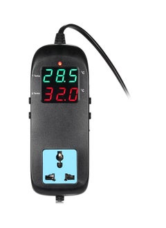 NIBEMINENT Electronic Temperature Controller Thermostat Black 21.5x3.5x11centimeter 