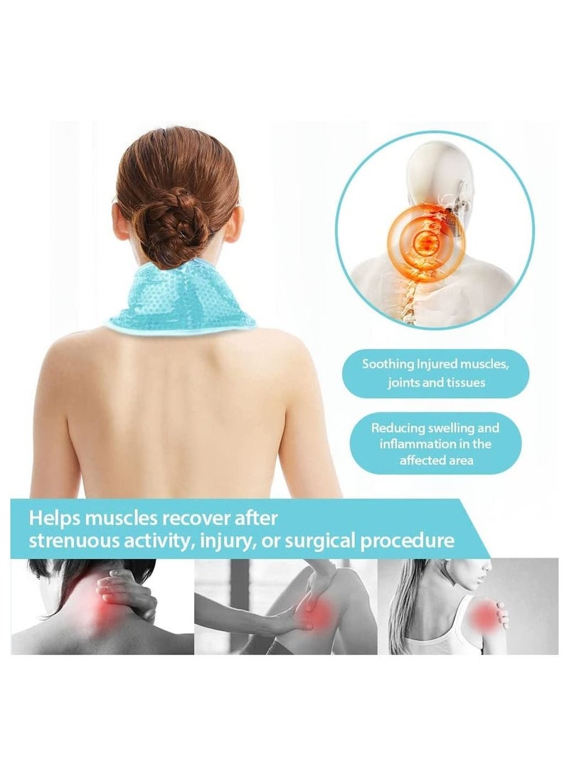 Hot Cold Ice Gel Pack for Neck Shoulder Back Knee,for Injuries,Swelling, Aches, Bruises & Sprains - Image 4