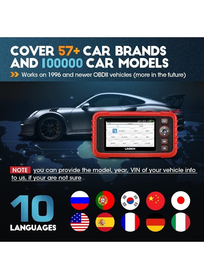 Launch LAUNCH CRP123X OBD2 Scanner for Engine Transmission ABS SRS Diagnostics  - Image 4