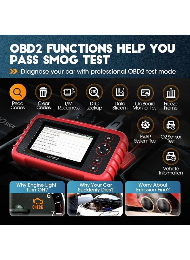 Launch LAUNCH CRP123X OBD2 Scanner for Engine Transmission ABS SRS Diagnostics  - Image 5