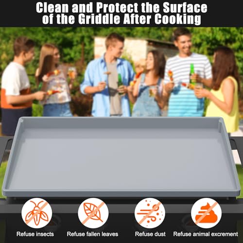 BESSIO Silicone Griddle Mat Cover for Blackstone 36 Inch True AllEncompassing Coverage Heavy Duty Food Grade Grill Buddy Mat All Season Cooking Surface Protective Cover - Image 3
