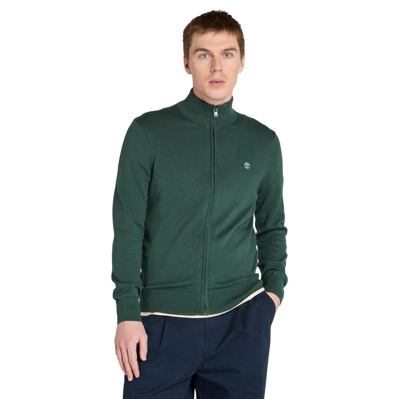 Timberland Williams River Cotton Full Zip Sweater - Image 1