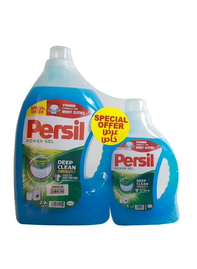 Persil Power Gel Liquid Laundry Detergent, Persil Power Gel Liquid Laundry Detergent - 2.9 Litres + 1 Litre