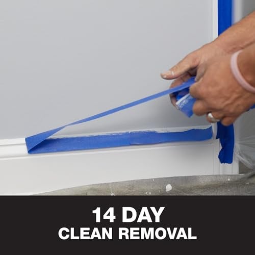 FrogTape ProGrade Blue Painters Tape with PAINTBLOCK, 1.5 Inch Wide (1.41 In. x 60 Yds), Medium Adhesion, Blue, 6 Rolls (242750) - Image 3