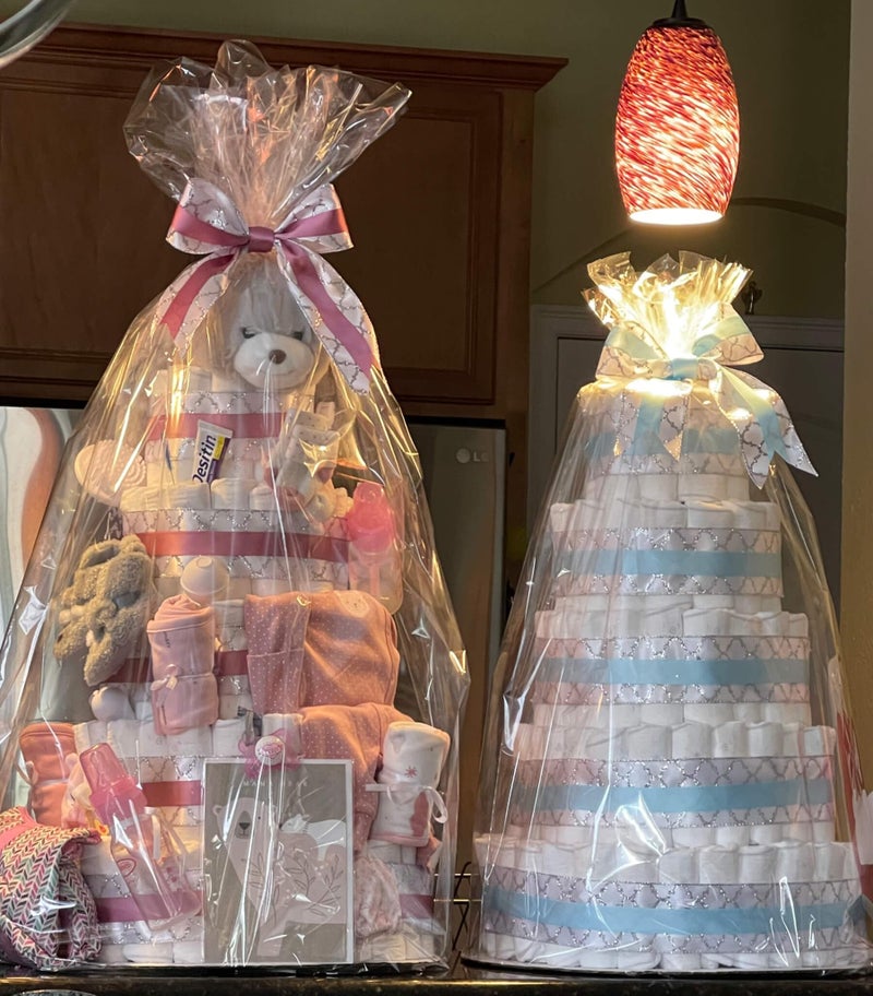 shareluck 40" x 50" Extra Large Christmas Cellophane Bags-Thicken 3 Mil Clear Cellophane Gift Bags-6 Pcs Cellophane Wrap For Gift Baskets - Image 1