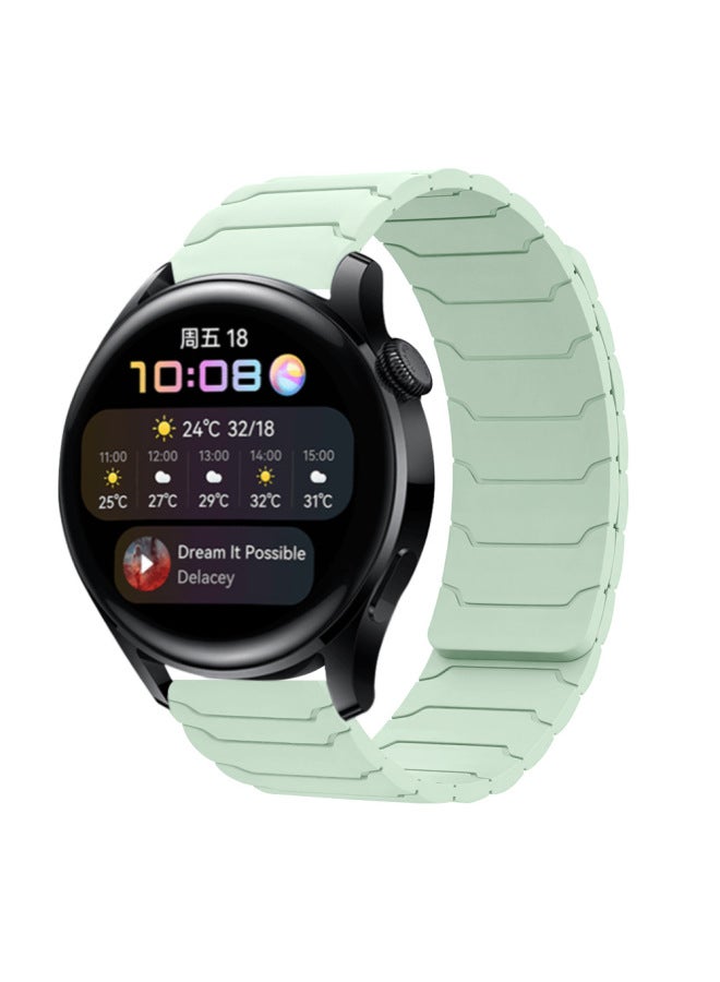 Suitable For Samsung Watch567 Watch Strap Huawei Gt3/4/5 Huami Armor Warrior Silicone Magnetic Watch Strap 