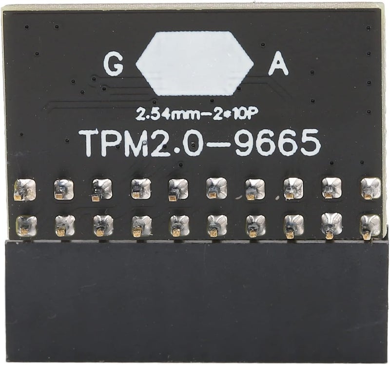 DAUZ TPM 2.0 Encryption Security Module, Wide Application Safe, Stable 20 Pin Encryption Security Module, Perfect Replacement for PC - Image 2