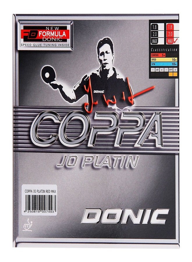 Donic Coppa Jo PlatinTable Tennis Rubber -Red