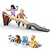 Simplay3 Safari Adventure Race Track Dual Lane Toddler Racetrack Car Ramp Toy for Indoor or Outdoor Play 4 Toy Animal Cars Included Made in USA - Image 2