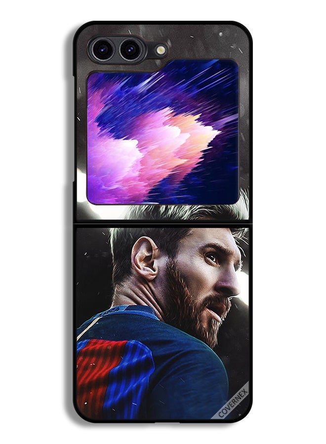 Covernex Samsung Galaxy Z Flip6 Protective Case Cover Messi Looking For  - Image 1