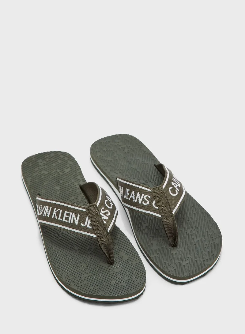 CALVIN KLEIN Institutional Flip Flop