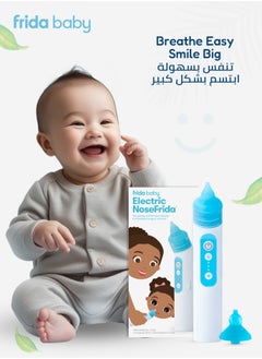 fridababy Electric NoseFrida | Baby Nasal Aspirator | Rechargeable Mucus Sucker with 3 Suction Levels | BPA-Free Silicone Tips | Easy-to-Clean & Hygienic | Congestion Relief  - Image 4