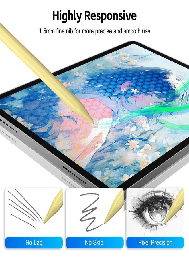 Aspaper Stylus Pen for iPad with 13mins Fast Charge,Tilt Sensitive Palm Rejection Pencil for 2018-2024 iPad Pro 11/13 M4, iPad Air 11/13 M2, iPad Pro 11/12.9, iPad 10/9/8/7/6,iPad Air 5/4/3,iPad Mini 7/6/5 - Image 3