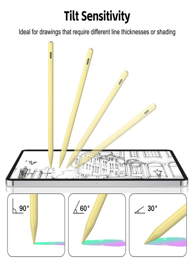 Aspaper Stylus Pen for iPad with 13mins Fast Charge,Tilt Sensitive Palm Rejection Pencil for 2018-2024 iPad Pro 11/13 M4, iPad Air 11/13 M2, iPad Pro 11/12.9, iPad 10/9/8/7/6,iPad Air 5/4/3,iPad Mini 7/6/5 - Image 5