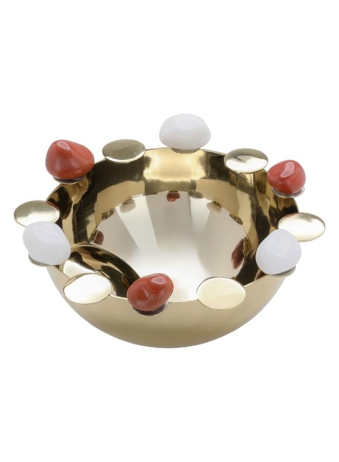 السيف  وعاء تقديم من الفولاذ 17X17X8 سم فضي - Image 2