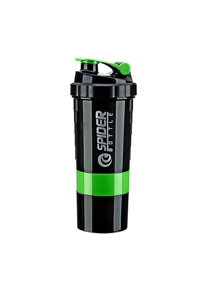 كور ​زجاجة رياضية ثلاثية الطبقات لخلط مخفوق البروتين، 500 مل​​ - Image 4