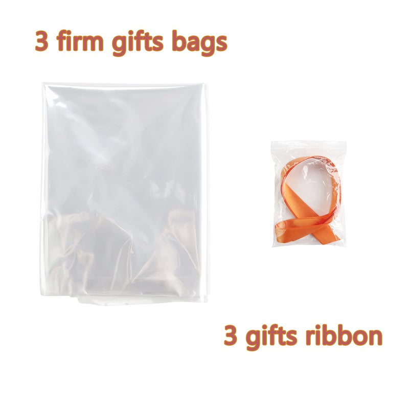 Pro Goleem 3-Piece Small Woven Easter Basket with Gift Bags and Ribbons, Different Size Baskets for Gifts Empty, Small Rope Basket for Storage, 12"X 8" X 5" Baby Toy Basket with Handles, White - Image 4