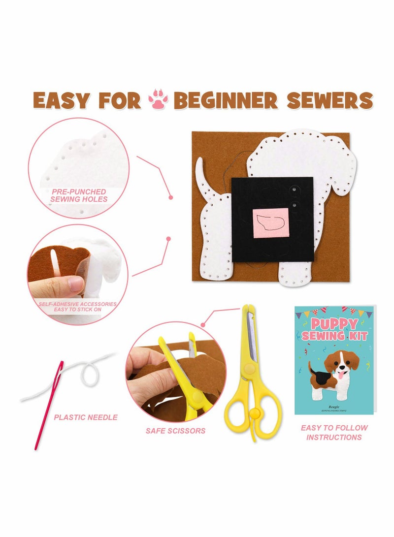 SYOSI DIY Sewing Kit Puppy Crafting and Sewing Set - Image 2