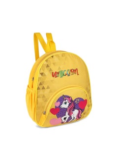 Hot Shot HOT SHOT KIDS BAG 032|UNICORN BAG|SCHOOL BAG|2TO5 YEARS|BOY & GIRL|12 Liters PRESCHOOL & NURSERY Waterproof Plush Bag, YELLOW, M, Casual  - Image 2