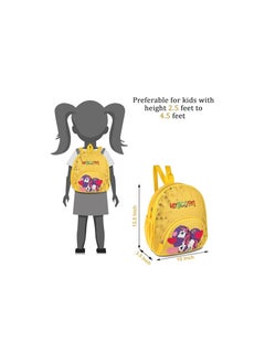 Hot Shot HOT SHOT KIDS BAG 032|UNICORN BAG|SCHOOL BAG|2TO5 YEARS|BOY & GIRL|12 Liters PRESCHOOL & NURSERY Waterproof Plush Bag, YELLOW, M, Casual  - Image 3