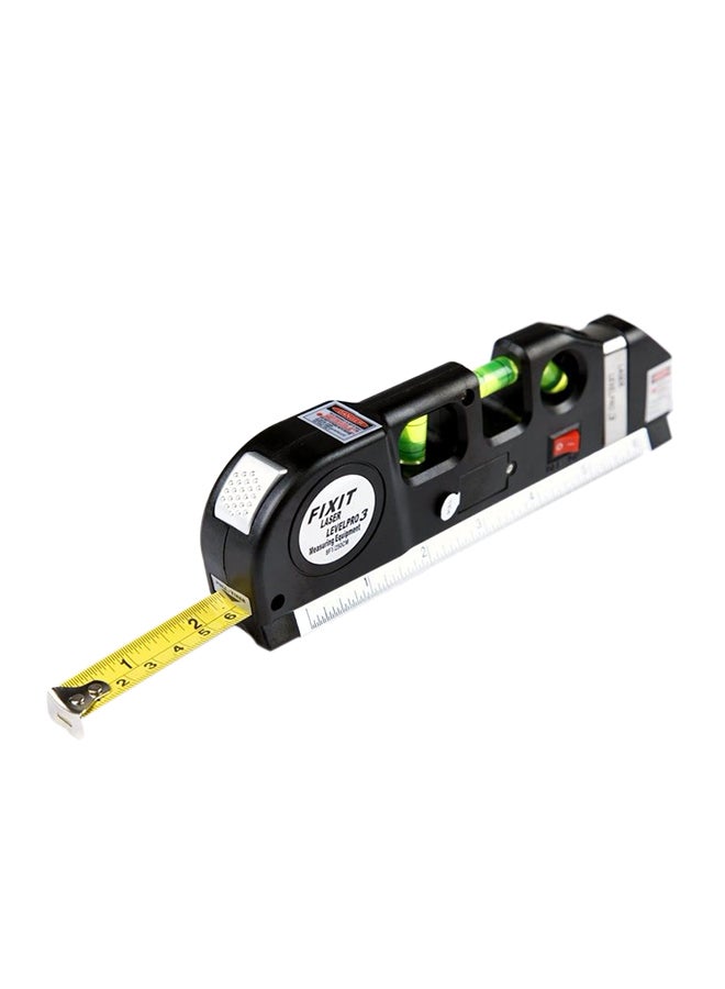 Pro3 Laser Level Measuring Tape Black/White 21x8x3centimeter