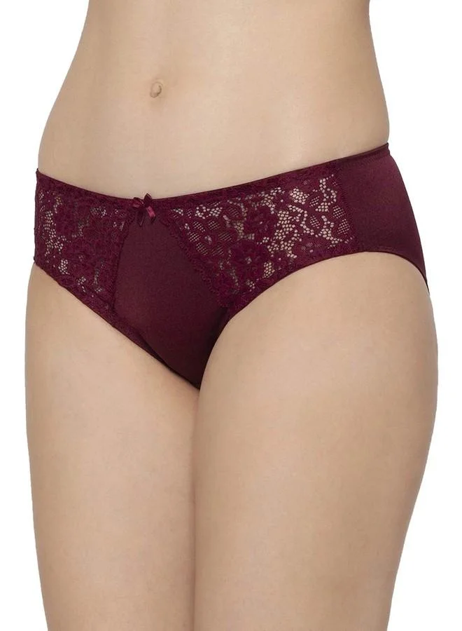 ترايامف Triumph International Women's Polyamide Bikini Style Underwear (Pack of 1) (756I389 EW S_Woodrose_S)