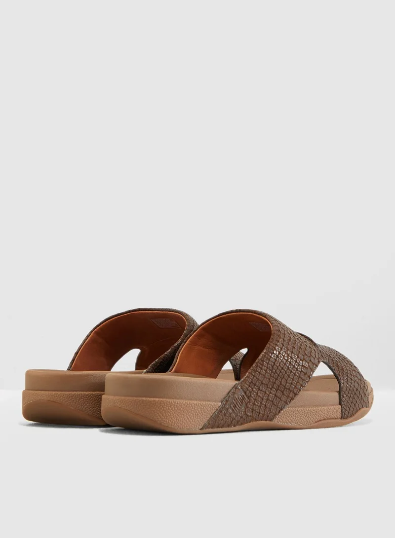 FitFlop Bando Embossed Slides