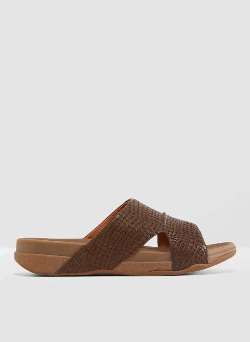 FitFlop Bando Embossed Slides