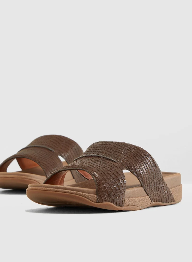 FitFlop Bando Embossed Slides