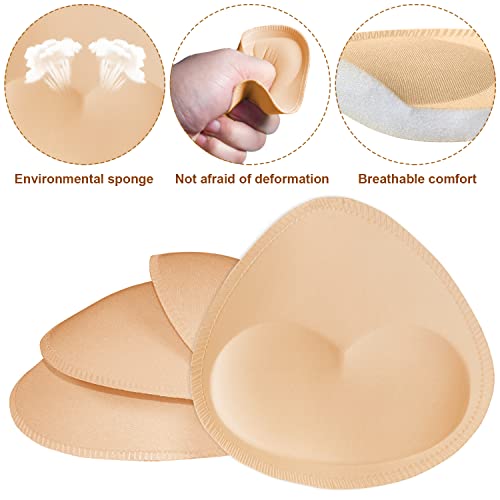 TopBine Bra Pads Inserts Women's Sports Cups Inserts Bra Replacement Inserts Bra Padding for Bikini Swimsuit - Image 5