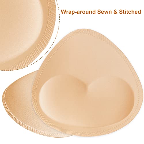 TopBine Bra Pads Inserts Women's Sports Cups Inserts Bra Replacement Inserts Bra Padding for Bikini Swimsuit - Image 3