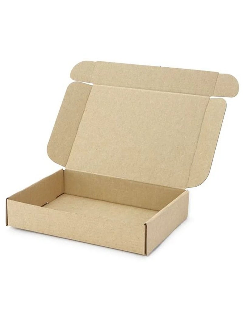 althiqahkey Durable Folding Box Three-layer Shipping Carton Clothing Express Packaging Carton Corrugated Box Size Z2 23*15*4.5cm 15 Pieces - Image 1