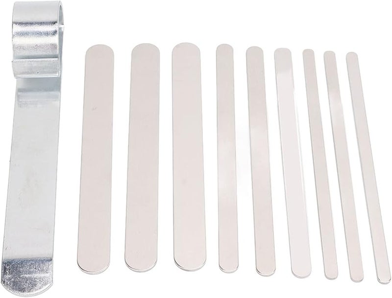 Xyntor Bracelet Bending Bar Kit with 9 Aluminum Mandrels for DIY Jewelry Making - Image 2